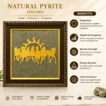 7 Horses Natural Pyrite (Frame) - Image 3