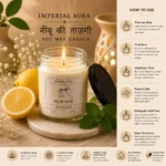 Nimbu Ki Taazgi - Soy Wax Candle - Image 3